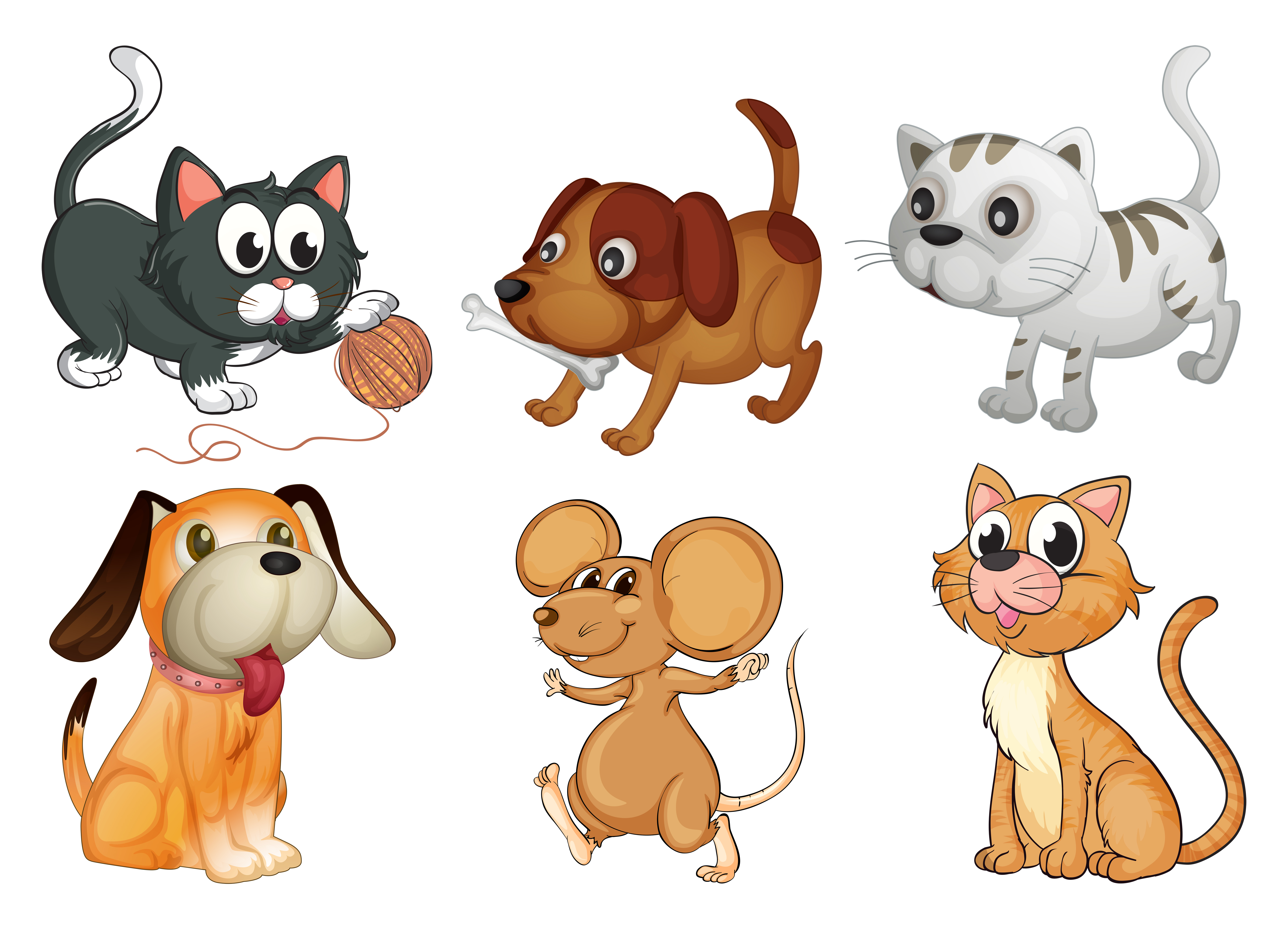 Six different animals with four legs 416780 Vector Art at Vecteezy Six different animals with four legs 416780 Vector Art at Vecteezy