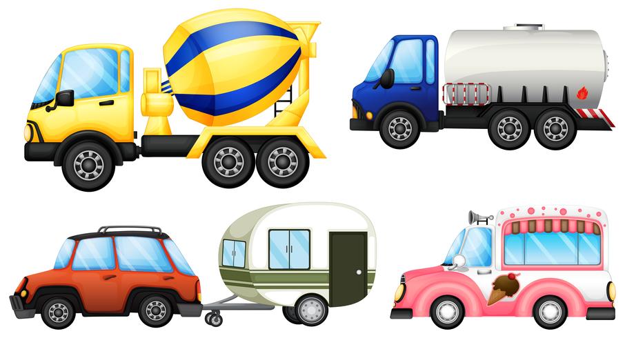 Useful vehicles vector