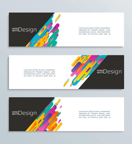 Web banner for your design, header template. vector