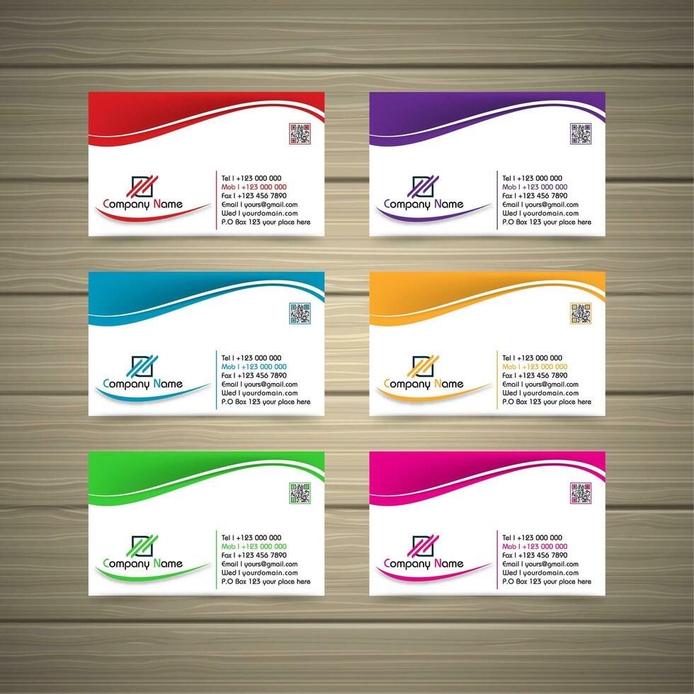 business cards vector