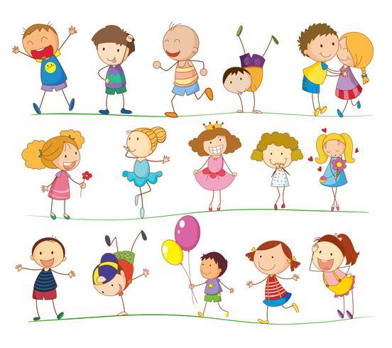 Simple kids vector