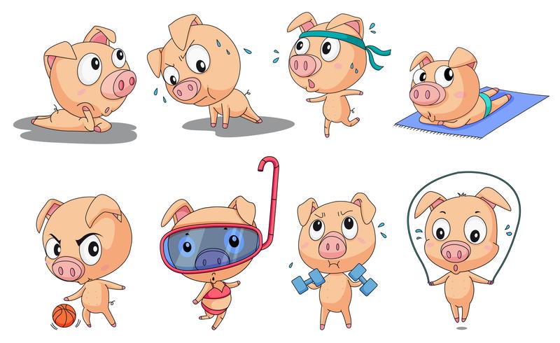 piggies vector