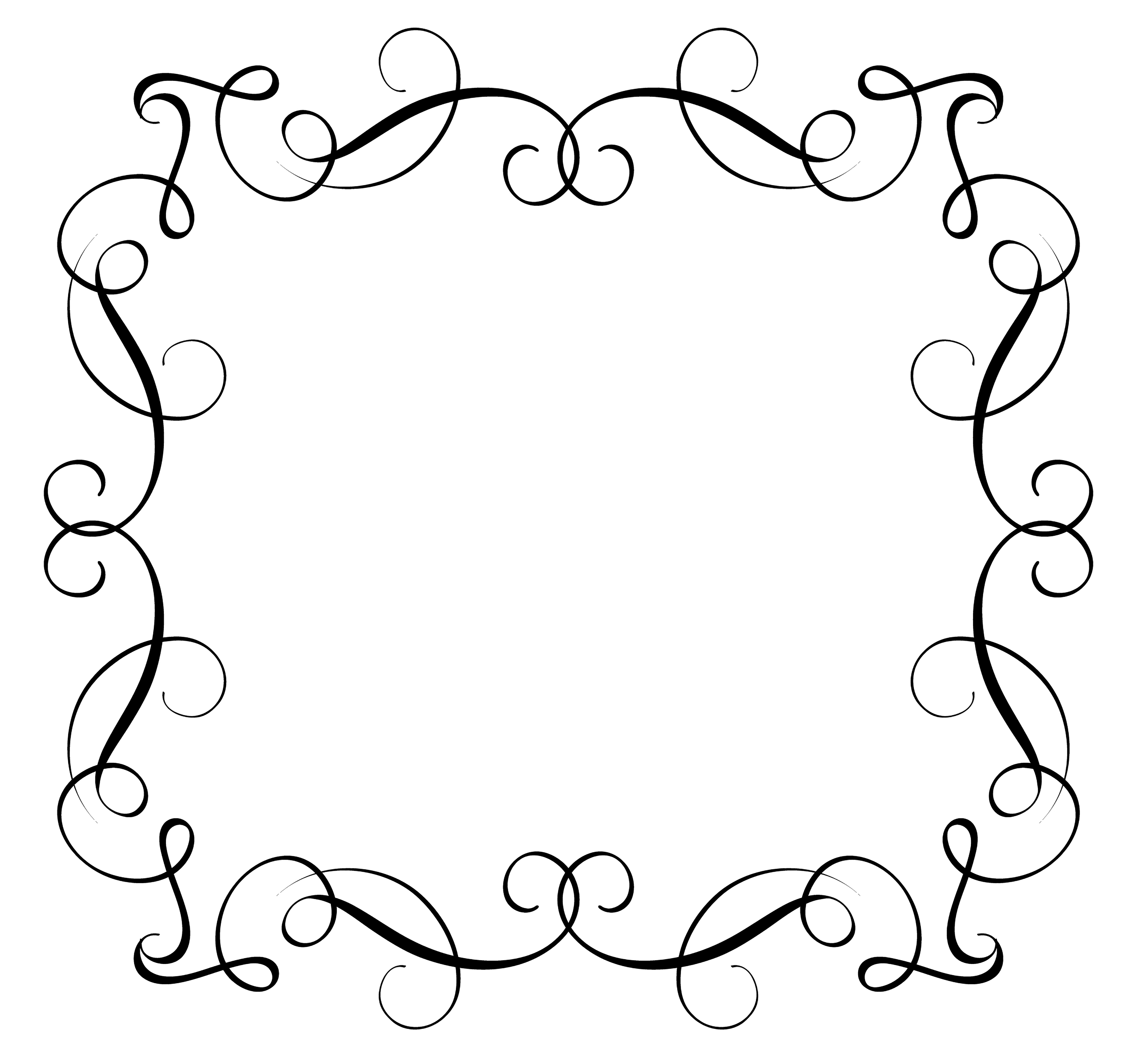  Decorative  Frame  and Borders Art Calligraphy lettering 
