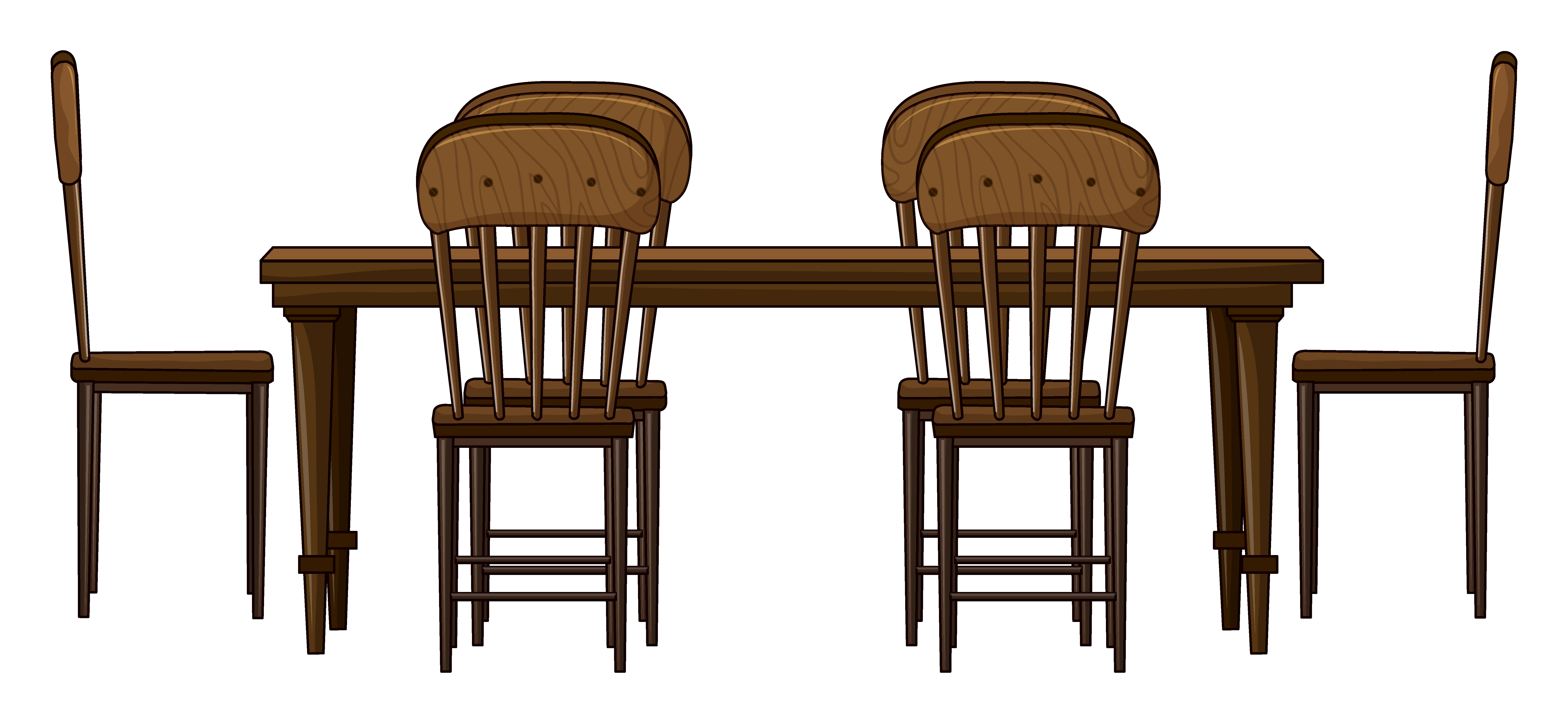 A dinning table 417331 Vector Art at Vecteezy