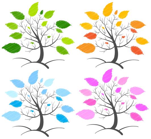 Trees vector