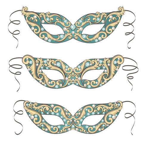Venetian Carnival mask vector