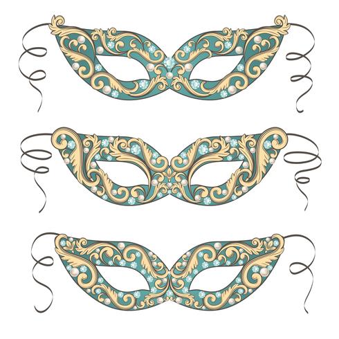 Venetian Carnival mask vector