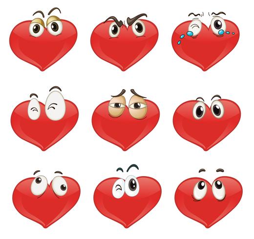 hearts vector