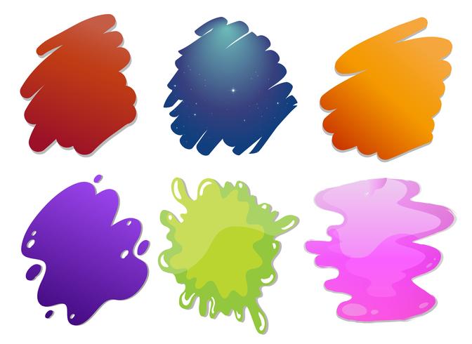 Colorful wave lines vector