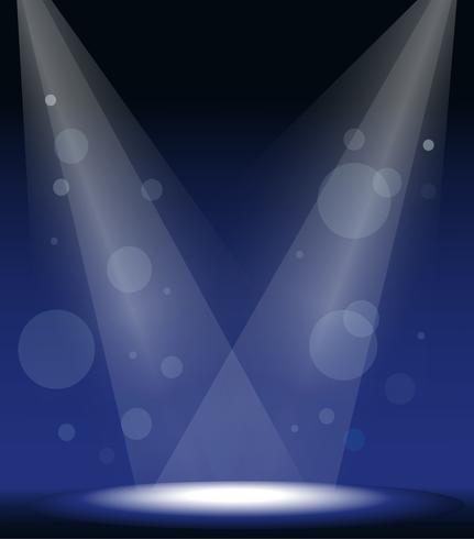 spot lights on stage vector