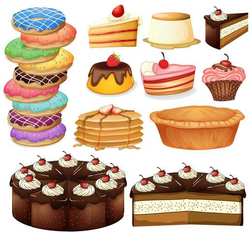 Desserts vector