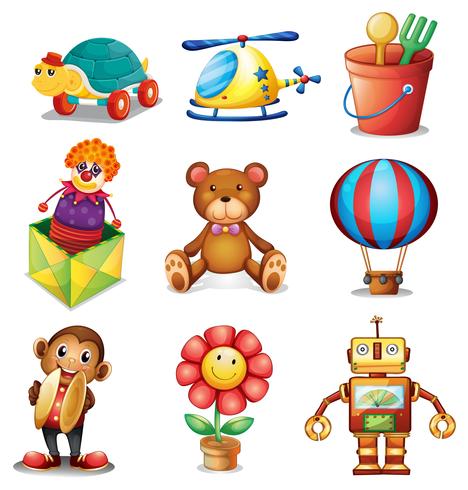 Toys vector