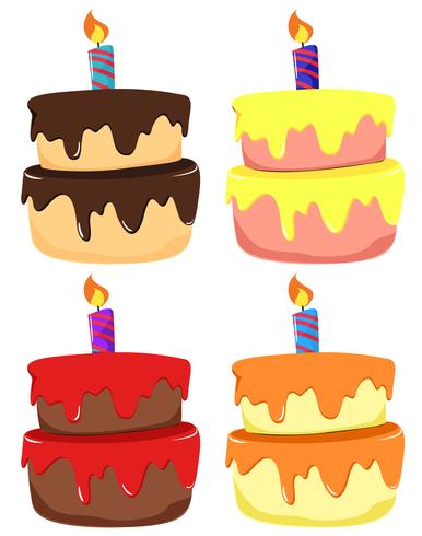 pasteles vector