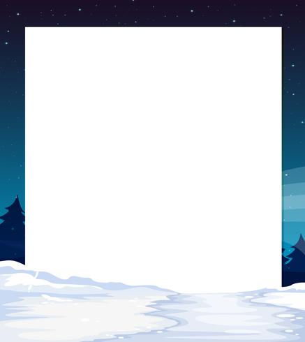 Night view banner vector