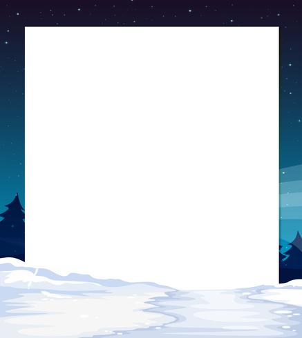 Banner de vista nocturna vector