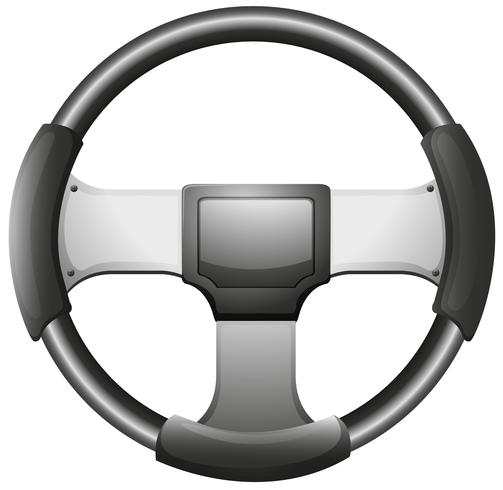 A steering wheel vector