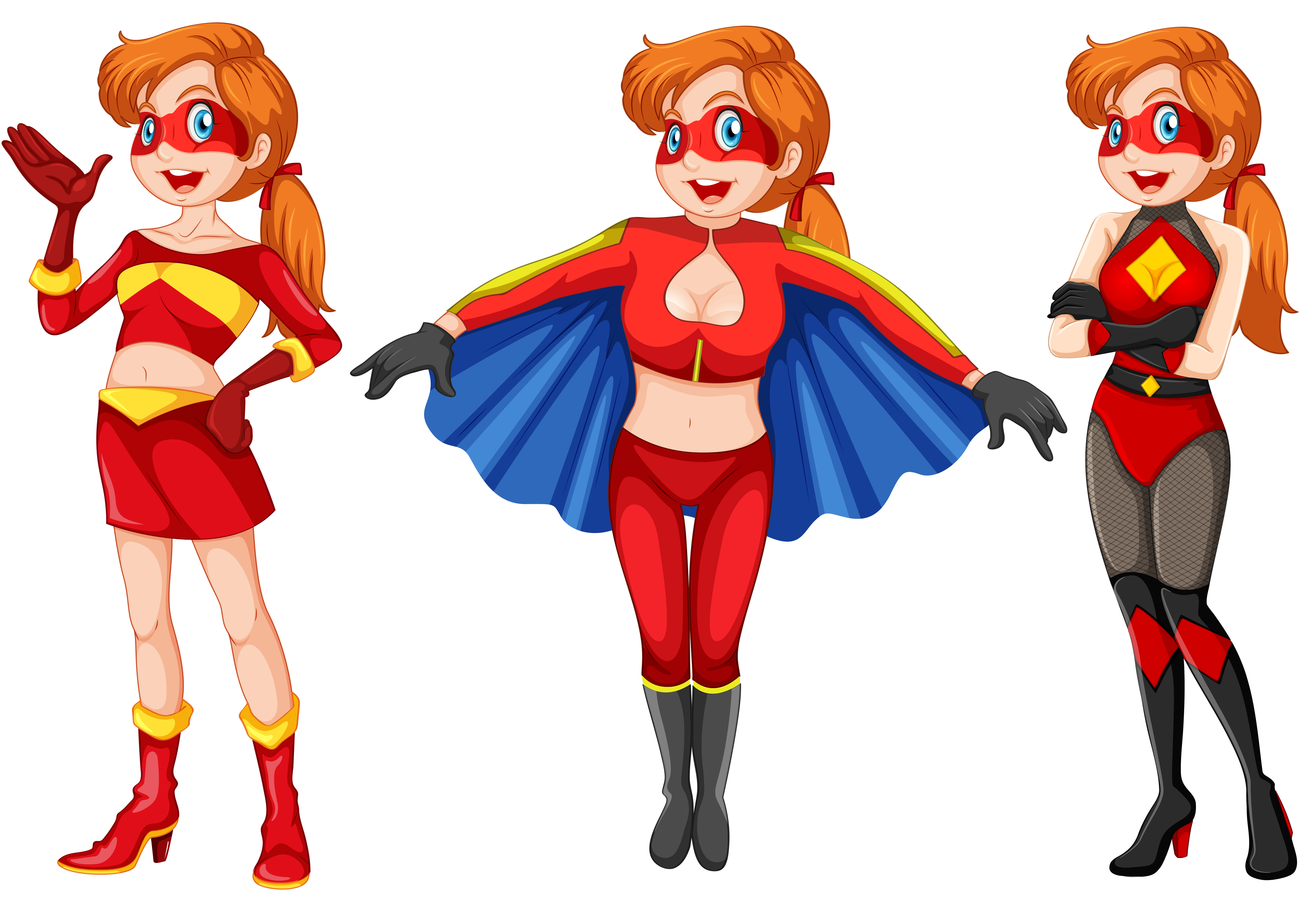 Premium Vector Woman superhero silhouette female power concept, superhero 