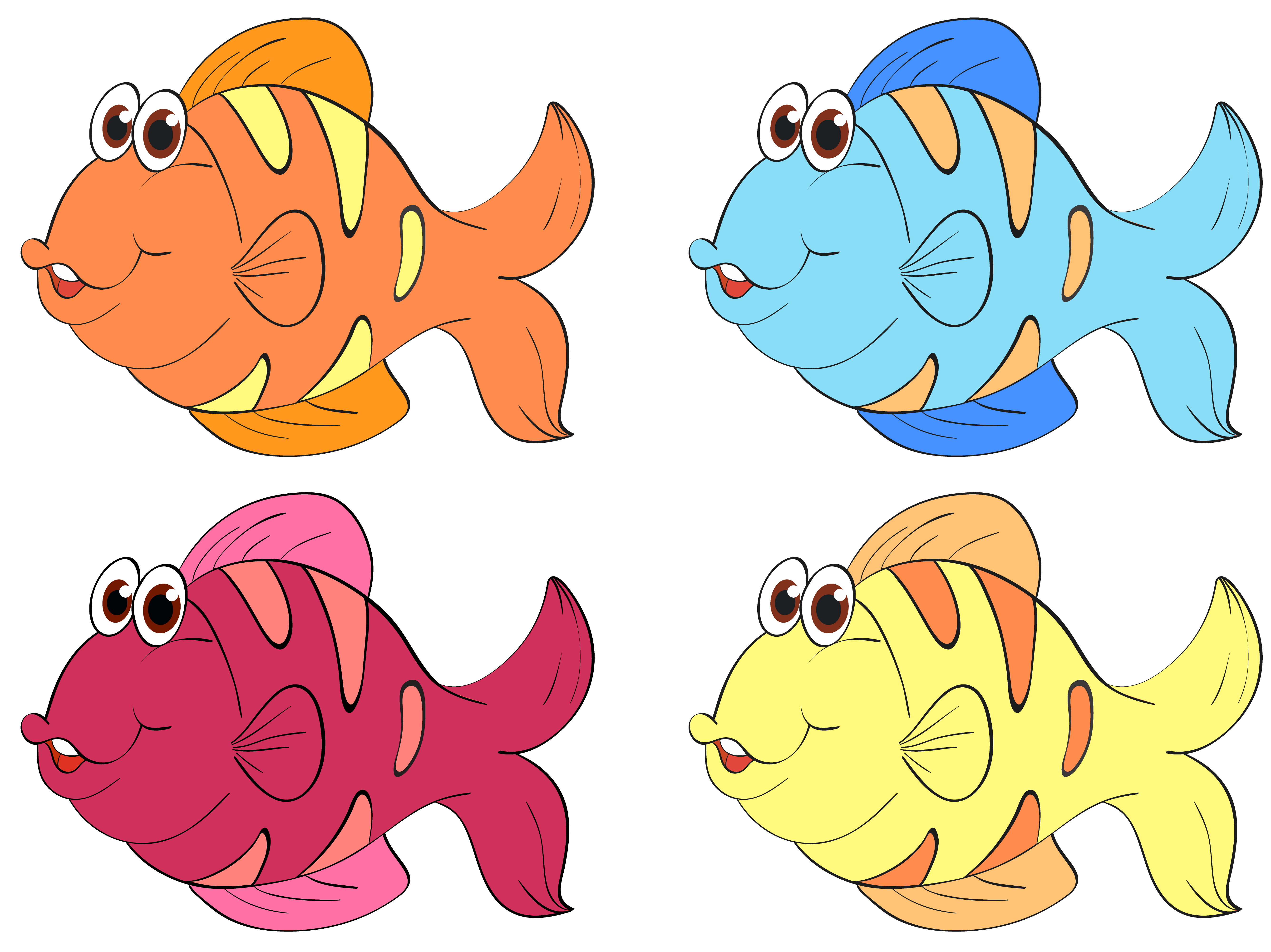 Download Isolated tropical fish on white - Download Free Vectors, Clipart Graphics & Vector Art