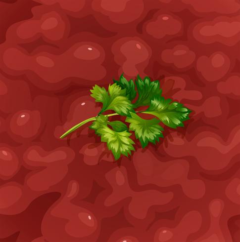 A Close Up Tomato Sauce vector