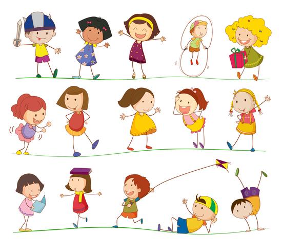 simple kids vector