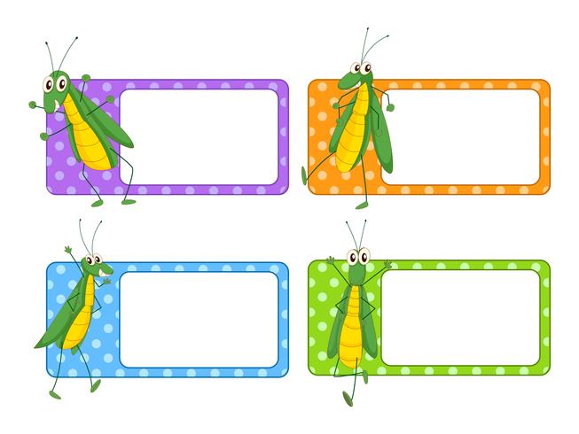 Label design with grasshopper vector