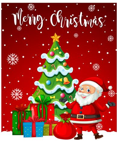 Santa claus merry christmas template 418365 vector art at vecteezy
