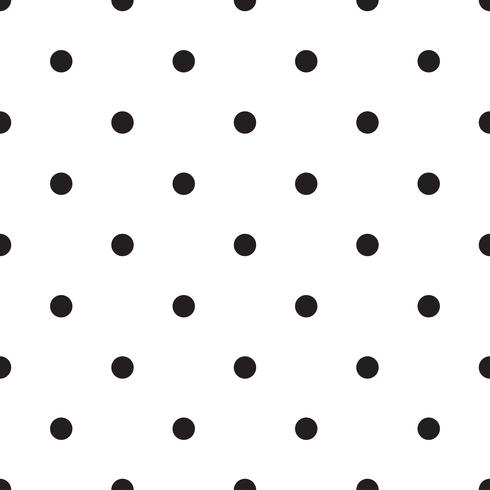 seamless patterns with white and black peas polka dot. vector