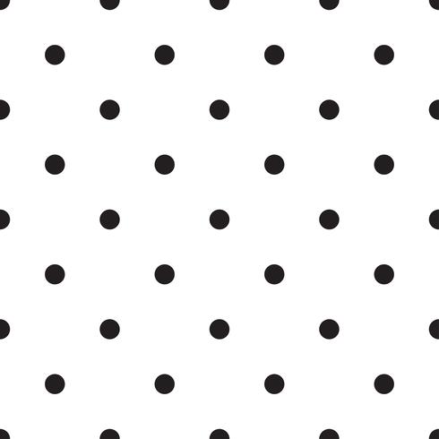 seamless patterns with white and black peas polka dot. vector