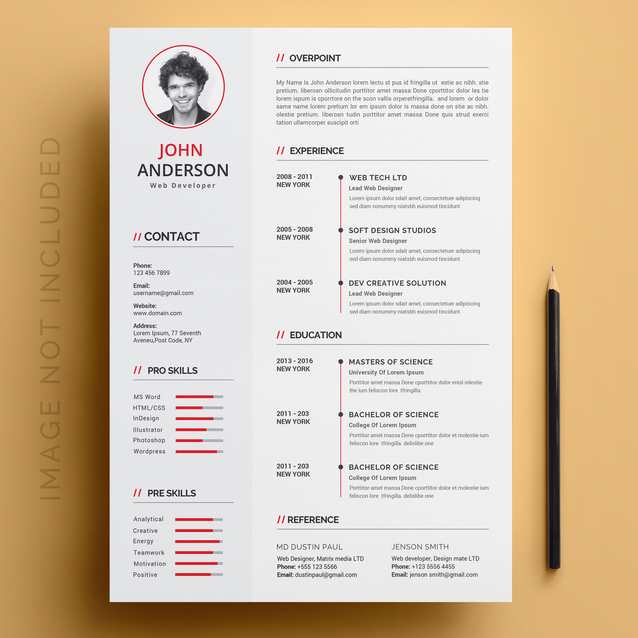 resume template free download vector