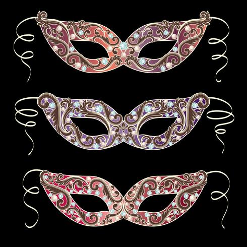 Venetian Carnival mask vector
