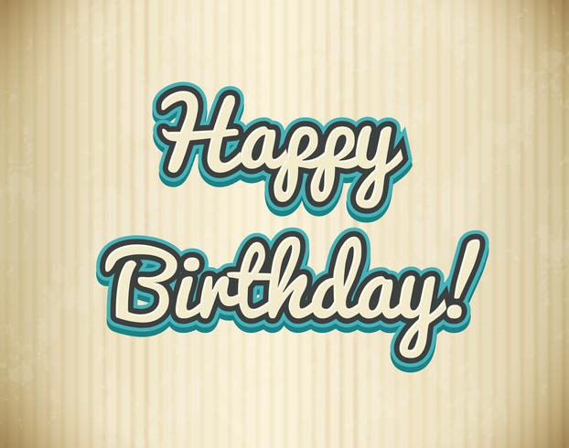 Happy Birthday design vector