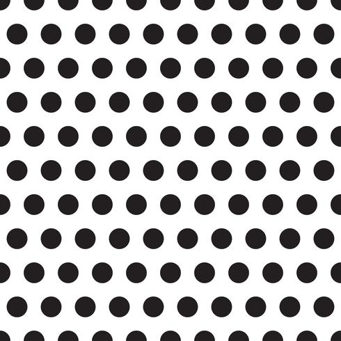 seamless patterns with white and black peas polka dot. vector