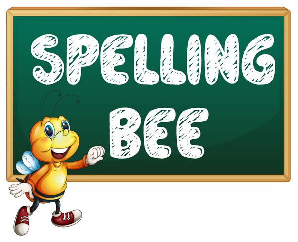 Spelling bee vector