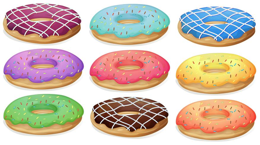 Donuts vector