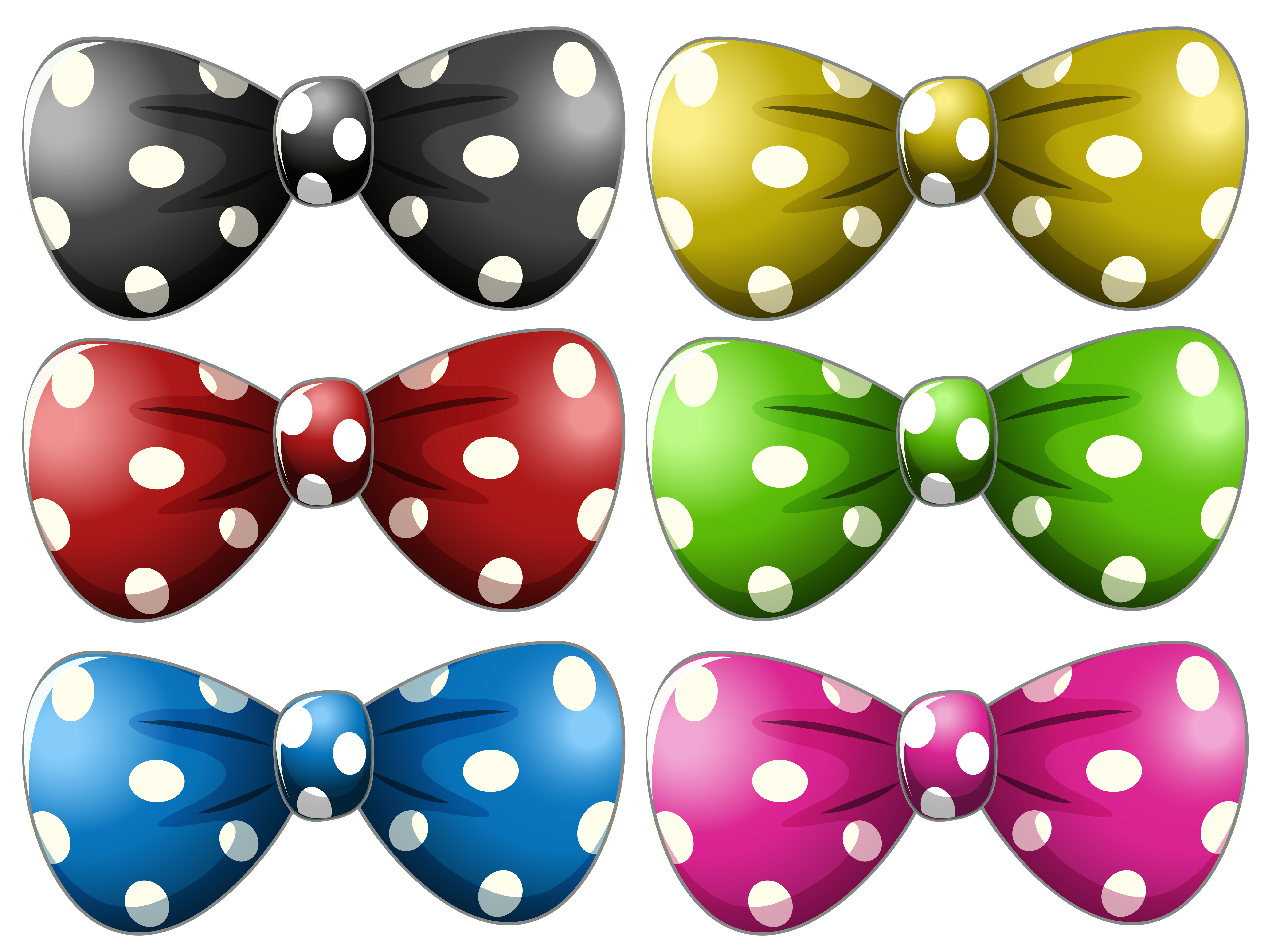 Polka Dot Bow Tie SVG