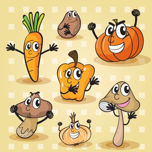 various vegetables vector