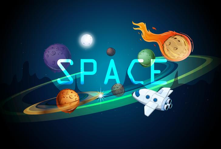 A space element template vector