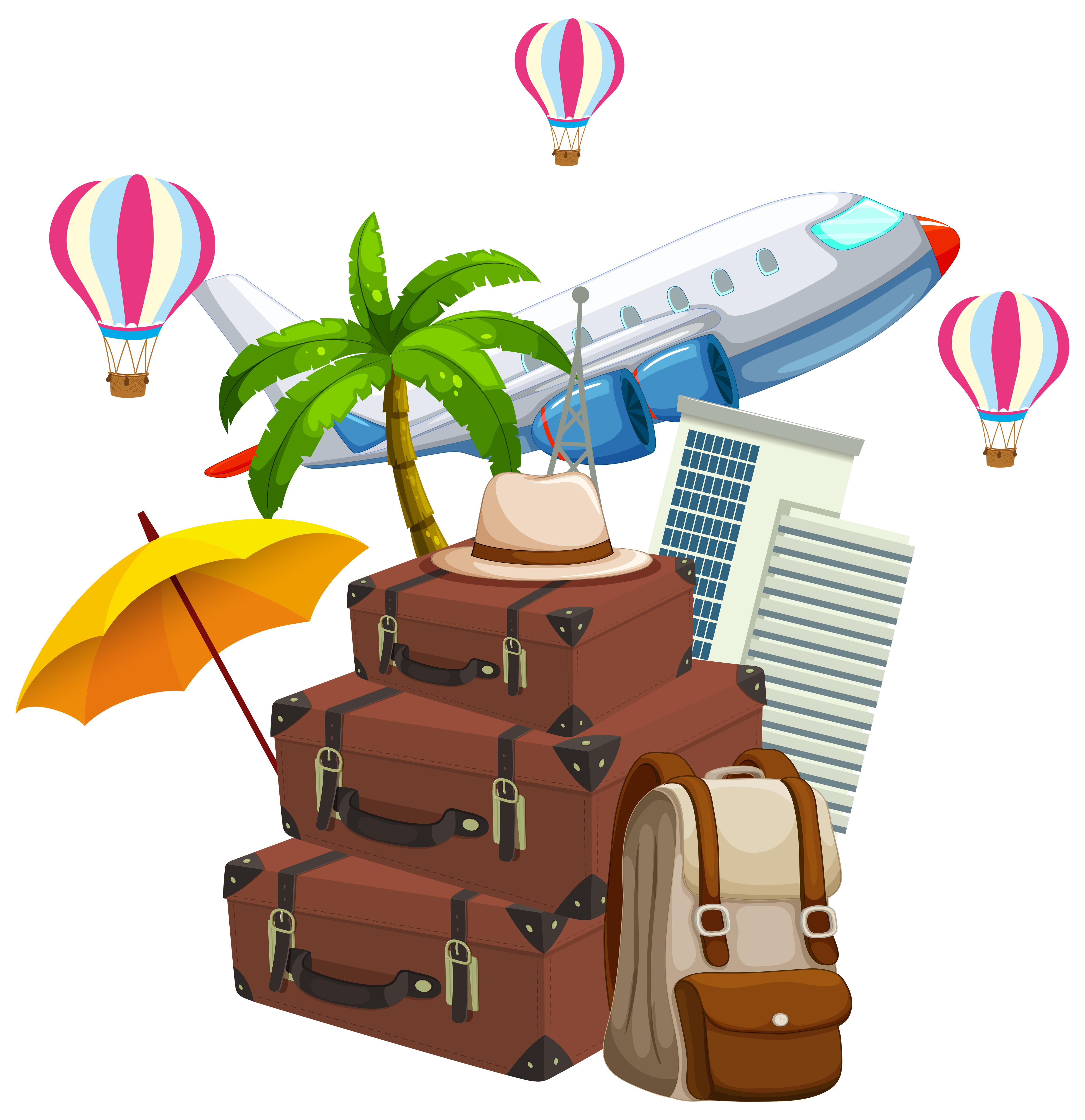 travel clipart simple