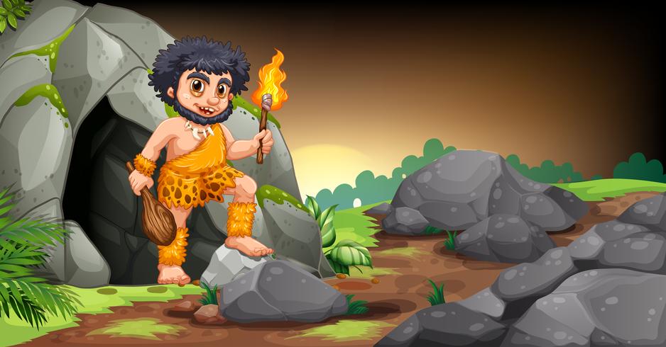 Caveman vector