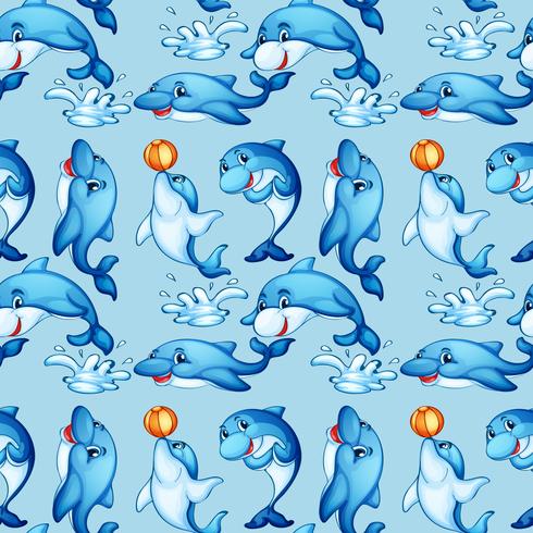 A seamless tile pattern vector