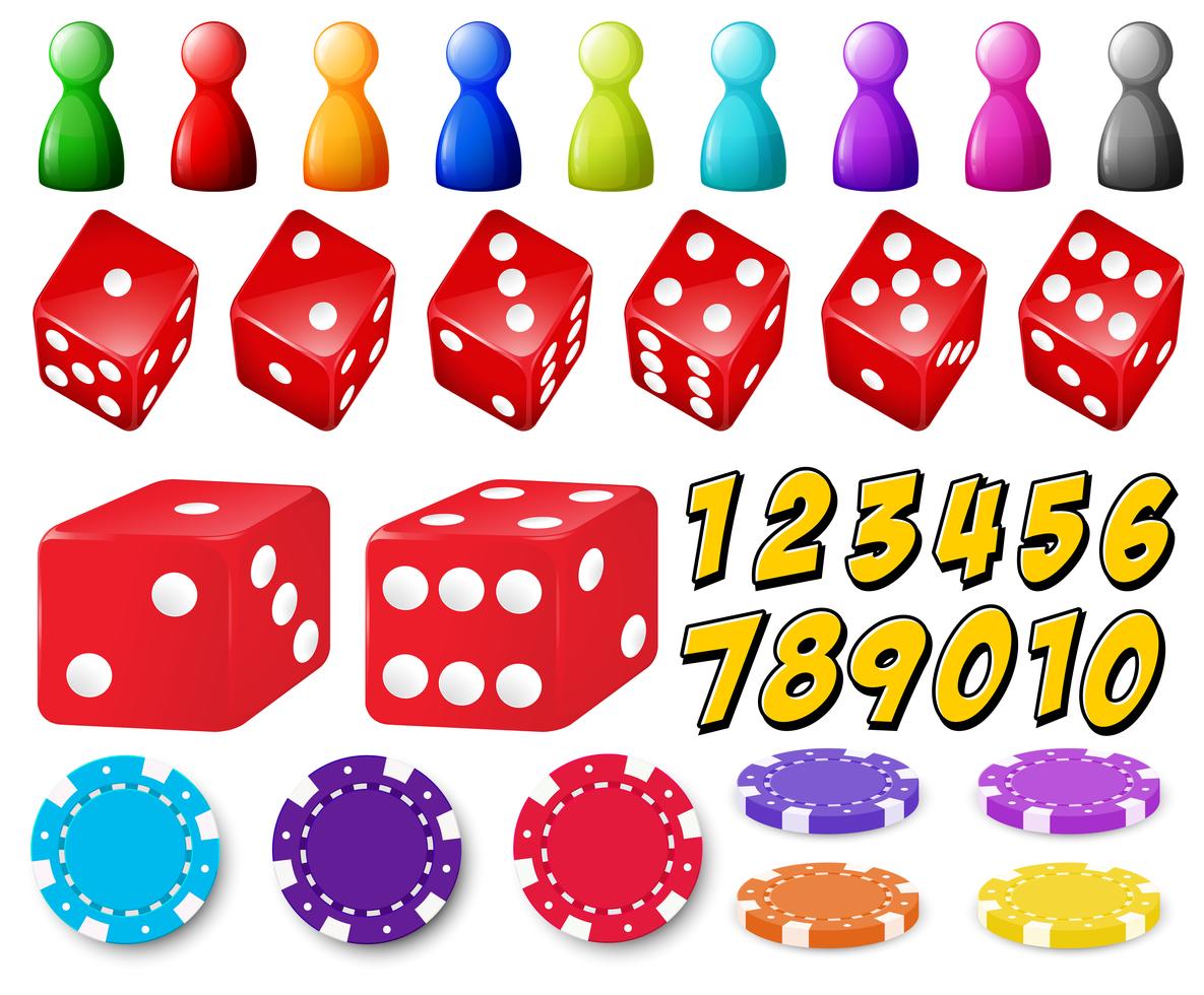 Game set 419836 Vector Art at Vecteezy