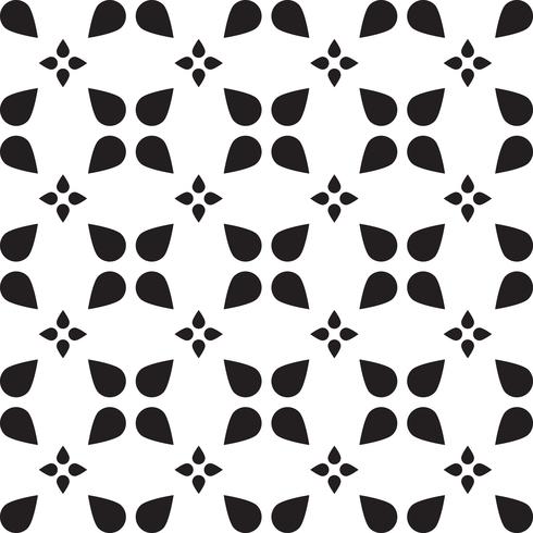 Azulejos sin fisuras patrón universal blanco y negro vector