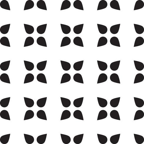 Universal black and white seamless pattern tiling .  vector