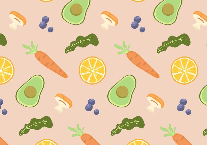 Food Pattern vector