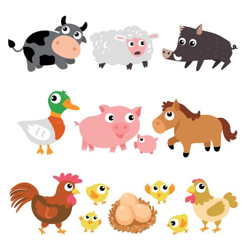 animals character design vector