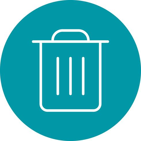 Garbage Icon Vector Illustration