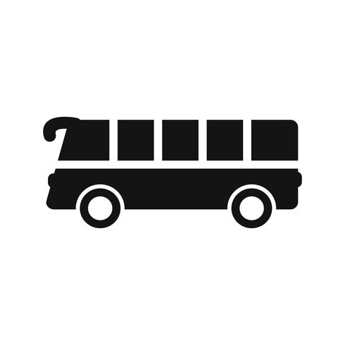 icono de bus vectorial vector