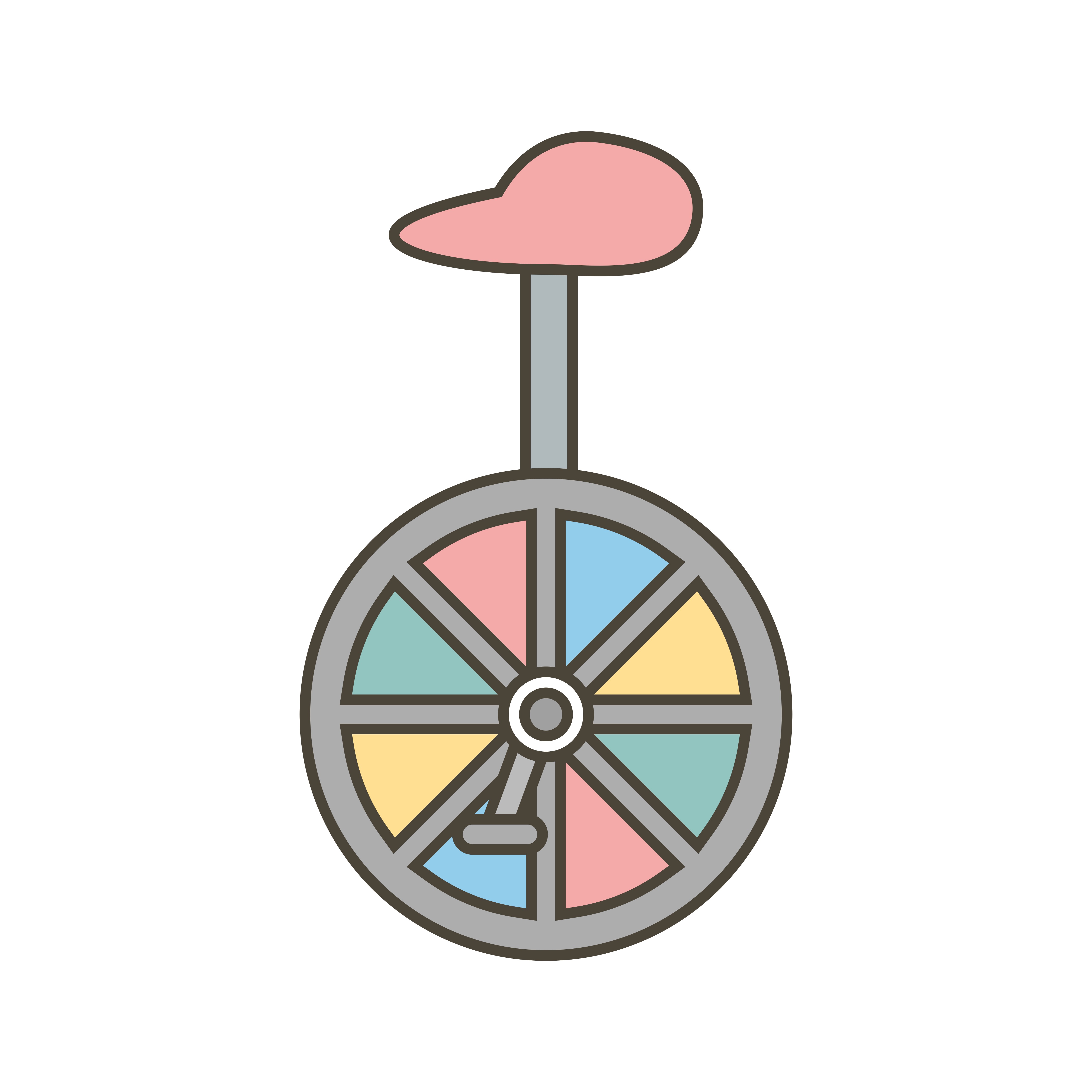 Vector Unicycle Icon 420321 Vector Art at Vecteezy