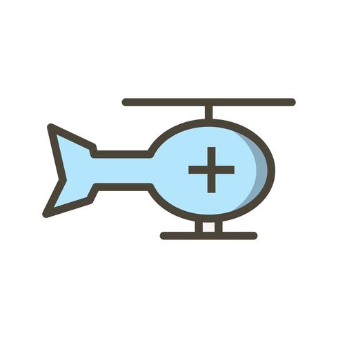 Vector Helicopter Icon