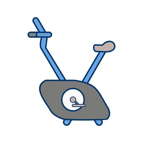 Exercise Bike Icon Vector Illustration